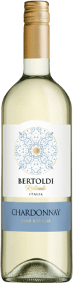 6,95 € Бесплатная доставка | Белое вино Bertoldi Rotondo I.G.T. Venezia Venecia Италия Chardonnay бутылка 75 cl