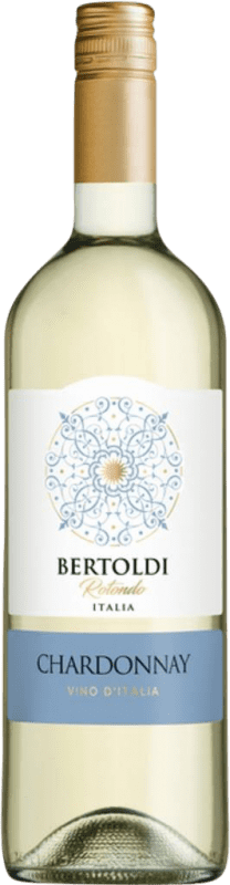 6,95 € 免费送货 | 白酒 Bertoldi Rotondo I.G.T. Venezia Venecia 意大利 Chardonnay 瓶子 75 cl