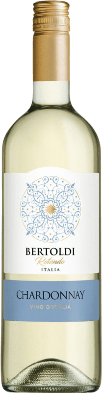 7,95 € 免费送货 | 白酒 Bertoldi Rotondo I.G.T. Venezia Venecia 意大利 Chardonnay 瓶子 75 cl