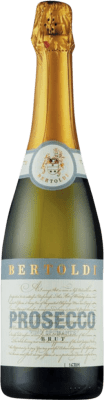 13,95 € Бесплатная доставка | Белое игристое Bertoldi Spumante брют D.O.C. Prosecco Venecia Италия Glera бутылка 75 cl