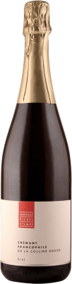 28,95 € Бесплатная доставка | Розовое игристое вино Bickel Stumpf Crémant Francophile de la Colline Rouge Brut — брют Rosé — Розе Q.b.A. Franken Franken Германия Pinot Noir — Пино Нуар Бутылка 75 cl