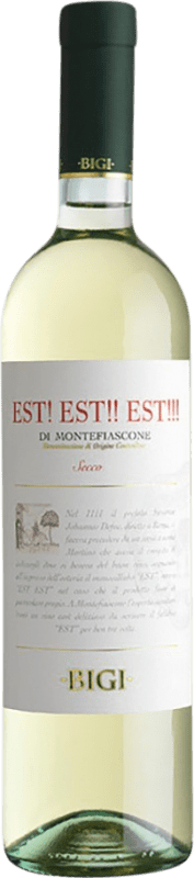 6,95 € 送料無料 | 白ワイン Bigi D.O.C. Est! Est! Est! di Montefiascone ウンブリア イタリア Malvasía, Rossese, Trebbiano Toscano ボトル 75 cl