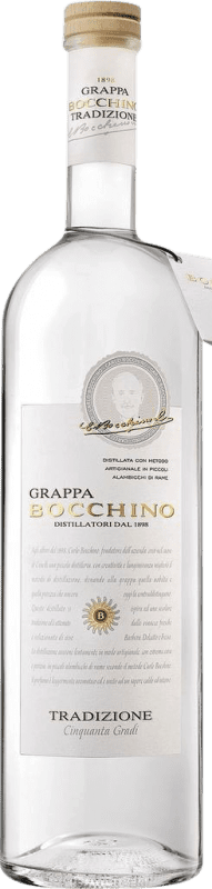 61,95 € Kostenloser Versand | Grappa Bocchino Cinquanta Gradi Traditionell Piemont Italien Dolcetto, Barbera, Freisa, Grignolino Flasche 70 cl