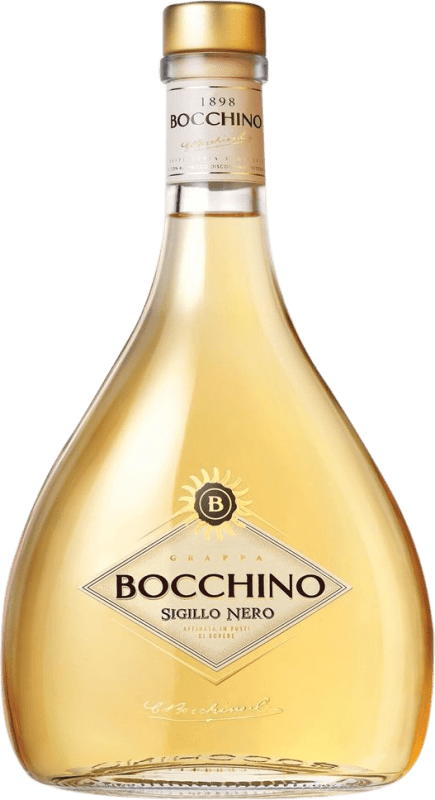 39,95 € Envio grátis | Grappa Bocchino Sigillo Nero Piemonte Itália Nebbiolo, Dolcetto, Barbera Garrafa 70 cl