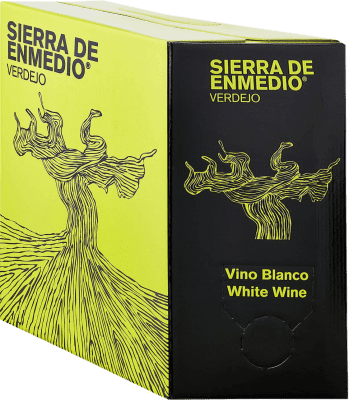 26,95 € Envoi gratuit | Vin Blanc Alceño Sierra de Enmedio D.O. Jumilla Région de Murcie Espagne Verdejo Bag in Box 5 L