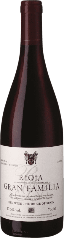 8,95 € Free Shipping | Red wine Castillo de Fuenmayor Gran Familia D.O.Ca. Rioja The Rioja Spain Tempranillo, Graciano Bottle 75 cl