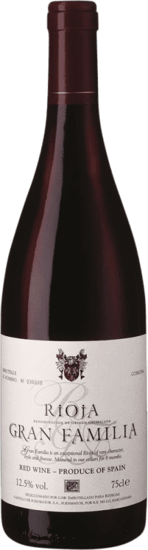 6,95 € Envío gratis | Vino tinto Castillo de Fuenmayor Gran Familia D.O.Ca. Rioja La Rioja España Tempranillo, Graciano Botella 75 cl