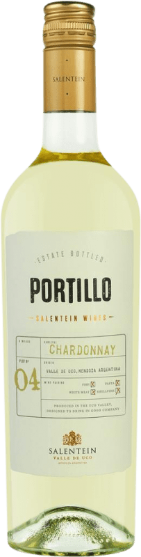 9,95 € Бесплатная доставка | Белое вино El Portillo I.G. Valle de Uco Мендоса Аргентина Chardonnay бутылка 75 cl