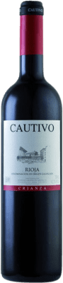 11,95 € Бесплатная доставка | Красное вино Heredad de Baroja Cautivo старения D.O.Ca. Rioja Ла-Риоха Испания Tempranillo бутылка 75 cl