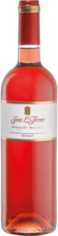 13,95 € Kostenloser Versand | Rosé-Wein José Luis Ferrer Rosat Rosado I.G.P. Vi de la Terra de Mallorca Balearen Spanien Flasche 75 cl