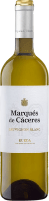 12,95 € Бесплатная доставка | Белое вино Marqués de Cáceres D.O.Ca. Rioja Ла-Риоха Испания Sauvignon White бутылка 75 cl