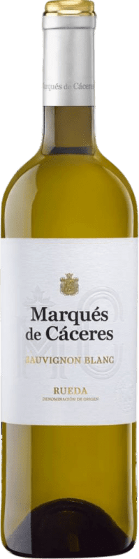 12,95 € Spedizione Gratuita | Vino Bianco Marqués de Cáceres D.O.Ca. Rioja La Rioja Spagna Sauvignon Bottiglia 75 cl