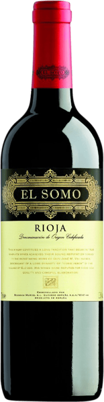 7,95 € Free Shipping | Red wine Muriel El Somo Young D.O.Ca. Rioja The Rioja Spain Tempranillo Bottle 75 cl