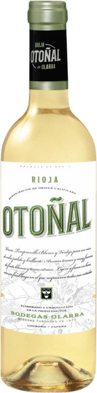 8,95 € Бесплатная доставка | Белое вино Olarra Otoñal Blanco D.O.Ca. Rioja Ла-Риоха Испания Macabeo бутылка 75 cl