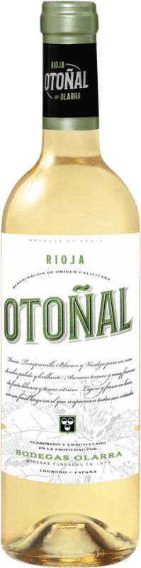8,95 € Бесплатная доставка | Белое вино Olarra Otoñal D.O.Ca. Rioja Ла-Риоха Испания Macabeo — Макабео Бутылка 75 cl