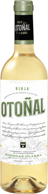 8,95 € Free Shipping | White wine Olarra Otoñal Blanco D.O.Ca. Rioja The Rioja Spain Macabeo Bottle 75 cl