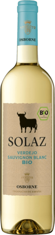 9,95 € 送料無料 | 白ワイン Osborne Solaz Verdejo Sauvignon Blanc I.G.P. Vino de la Tierra de Castilla カスティーリャ・ラ・マンチャ スペイン Nebbiolo, Sauvignon White ボトル 75 cl