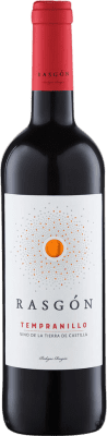 5,95 € Бесплатная доставка | Красное вино Rasgón I.G.P. Vino de la Tierra de Castilla Кастилья-Ла-Манча Испания Tempranillo — Темпранильо 75 cl