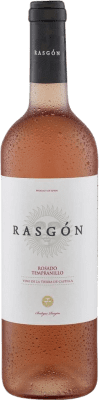 7,95 € Kostenloser Versand | Rosé-Wein Rasgón Rasgón Rosado D.O. La Mancha Kastilien-La Mancha Spanien Tempranillo Flasche 75 cl