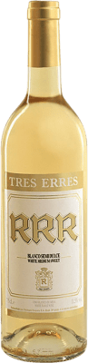 8,95 € Envio grátis | Vinho branco Ramón Roqueta RRR Tres Erres Blanco Semi-seco Semi-doce Catalunha Espanha Garrafa 75 cl