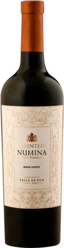 28,95 € Бесплатная доставка | Красное вино Salentein Numina Gran Corte I.G. Valle de Uco Мендоса Аргентина Merlot, Cabernet Sauvignon, Cabernet Franc, Malbec, Petit Verdot бутылка 75 cl