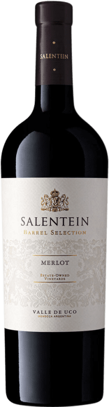 21,95 € Envio grátis | Vinho tinto Salentein Barrel Selection I.G. Valle de Uco Mendoza Argentina Merlot Garrafa 75 cl
