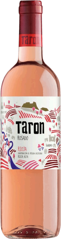 7,95 € Kostenloser Versand | Rosé-Wein Tarón Rosé D.O.Ca. Rioja La Rioja Spanien Grenache, Viura Flasche 75 cl