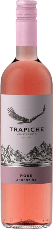 8,95 € Kostenloser Versand | Roséwein Trapiche Rosé Trocken I.G. Mendoza Mendoza Argentinien Cabernet Sauvignon, Malbec Flasche 75 cl