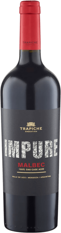 13,95 € Envio grátis | Vinho Tinto Trapiche Impure I.G. Mendoza Mendoza Argentina Malbec Garrafa 75 cl