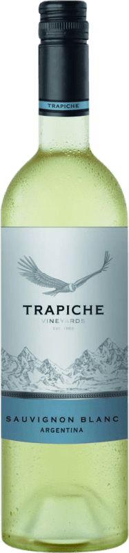 4,95 € Envio grátis | Vinho Branco Trapiche I.G. Mendoza Mendoza Argentina Sauvignon Garrafa 75 cl