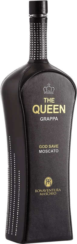 186,95 € Envio grátis | Grappa Bonaventura Maschio The Queen I.G.T. Venezia Venecia Itália Moscato Garrafa Especial 3 L