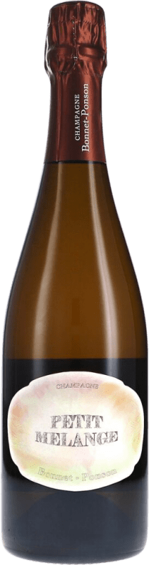 147,95 € 送料無料 | 白のスパークリングワイン Ponson Petit Melange Brut Nature — ブリュット・ナチュール Cuvée A.O.C. Champagne シャンパン フランス Pinot Noir — ピノ・ノワール, Chardonnay — シャルドネ 75 cl