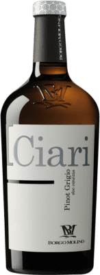14,95 € Envio grátis | Vinho Branco Borgo Molino I Ciari I.G.T. Venezia Venecia Itália Pinot Cinzento 75 cl