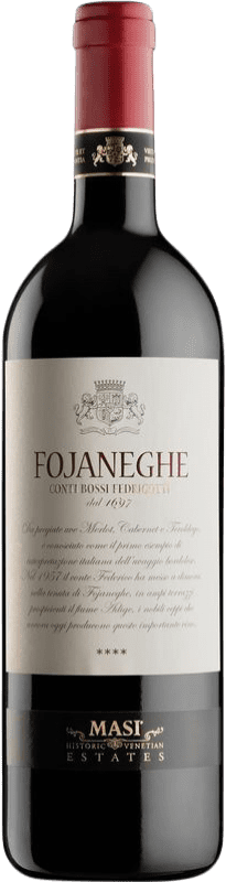 41,95 € Бесплатная доставка | Красное вино Bossi Fedrigotti Fojaneghe I.G.T. Vigneti delle Dolomiti Трентино Италия Merlot — Мерло, Cabernet Franc — Каберне Фран, Teroldego — Тэрольдего Бутылка 75 cl