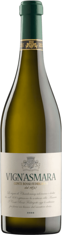 29,95 € Бесплатная доставка | Белое вино Bossi Fedrigotti Vign'Asmara I.G.T. Vigneti delle Dolomiti Трентино Италия Chardonnay — Шардоне, Gewürztraminer — Гевюрцтраминер Бутылка 75 cl