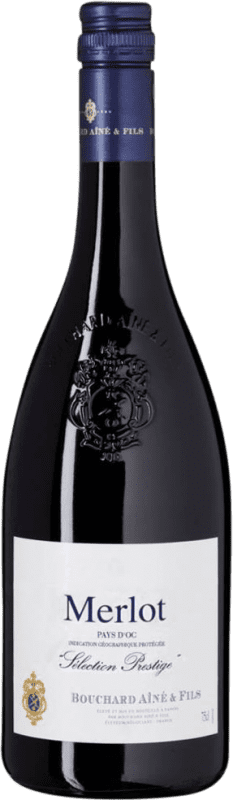 9,95 € 送料無料 | 赤ワイン Bouchard Aîné Sélection Prestige I.G.P. Vin de Pays d'Oc ボルドー フランス Merlot ボトル 75 cl