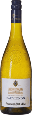 9,95 € Spedizione Gratuita | Vino bianco Bouchard Aîné Héritage du Conseiller I.G.P. Vin de Pays d'Oc bordò Francia Sauvignon Bianca Bottiglia 75 cl