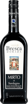 32,95 € Spedizione Gratuita | Liquori Bresca Dorada Mirto Rosso I.G.T. Sardegna Cerdeña Italia Bottiglia 70 cl