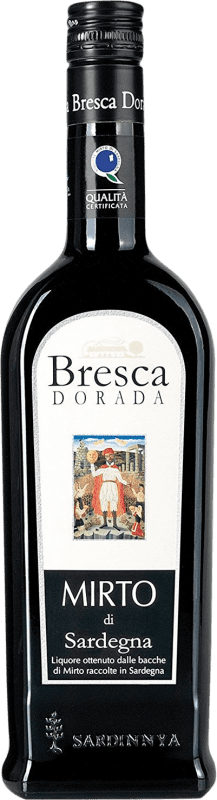 32,95 € Envio grátis | Licores Bresca Dorada Mirto Rosso I.G.T. Sardegna Cerdeña Itália Garrafa 70 cl