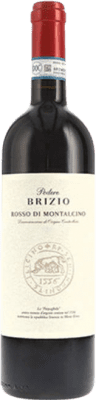 18,95 € Spedizione Gratuita | Vino rosso Brizio D.O.C. Rosso di Montalcino Toscana Italia Sangiovese Bottiglia 75 cl