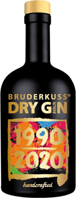 89,95 € 免费送货 | 金酒 Bruderkuss 30 Jahre Deutsche Einheit Gin 普法尔茨 德国 瓶子 Medium 50 cl