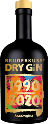 117,95 € 免费送货 | 金酒 Gin Bruderkuss 30 Jahre Einheit 1990 2020 普法尔茨 德国 中瓶装 50 cl
