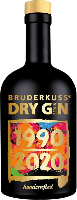 117,95 € 免费送货 | 金酒 Gin Bruderkuss 30 Jahre Einheit 1990 2020 普法尔茨 德国 中瓶装 50 cl