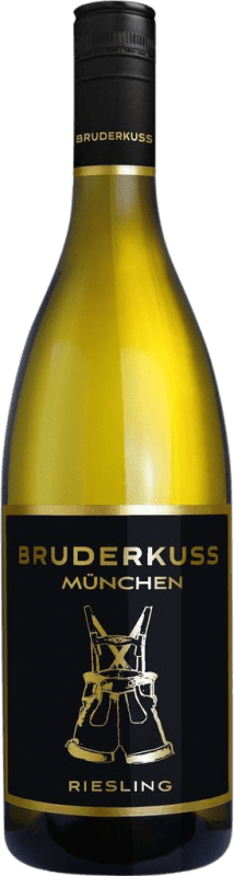 10,95 € 送料無料 | 白ワイン Bruderkuss München Lederhose Q.b.A. Pfälz Pfälz ドイツ Riesling ボトル 75 cl