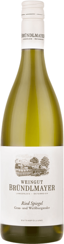 34,95 € Envio grátis | Vinho branco Bründlmayer Langenloiser Spiegel Grauburgunder und Weißburgunder I.G. Kamptal Kamptal Áustria Nebbiolo, Pinot Cinza Garrafa 75 cl