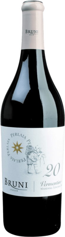 22,95 € 免费送货 | 白酒 Cascina Bruni Perlaia D.O.C. Maremma Toscana 托斯卡纳 意大利 Vermentino 瓶子 75 cl