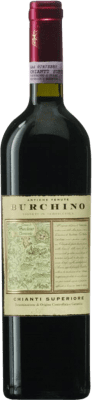 16,95 € Envio grátis | Vinho tinto Burchino. Superiore D.O.C.G. Chianti Itália Sangiovese, Canaiolo, Ciliegiolo Garrafa 75 cl
