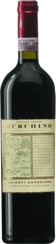 16,95 € Kostenloser Versand | Rotwein Burchino Superior D.O.C.G. Chianti Italien Sangiovese, Canaiolo, Ciliegiolo Flasche 75 cl