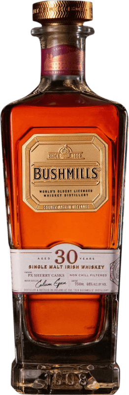 2 306,95 € Envoi gratuit | Single Malt Whisky Bushmills Irlande 30 Ans Bouteille 70 cl Sans Alcool