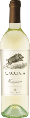 11,95 € Бесплатная доставка | Белое вино Cacciata I.G.T. Toscana Тоскана Италия Vermentino бутылка 75 cl